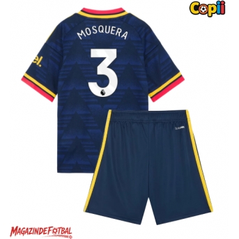 Arsenal Cristhian Mosquera #3 Echipament de Fotbal Replică 2026-27 Copii Deplasare (+ Șorturi)